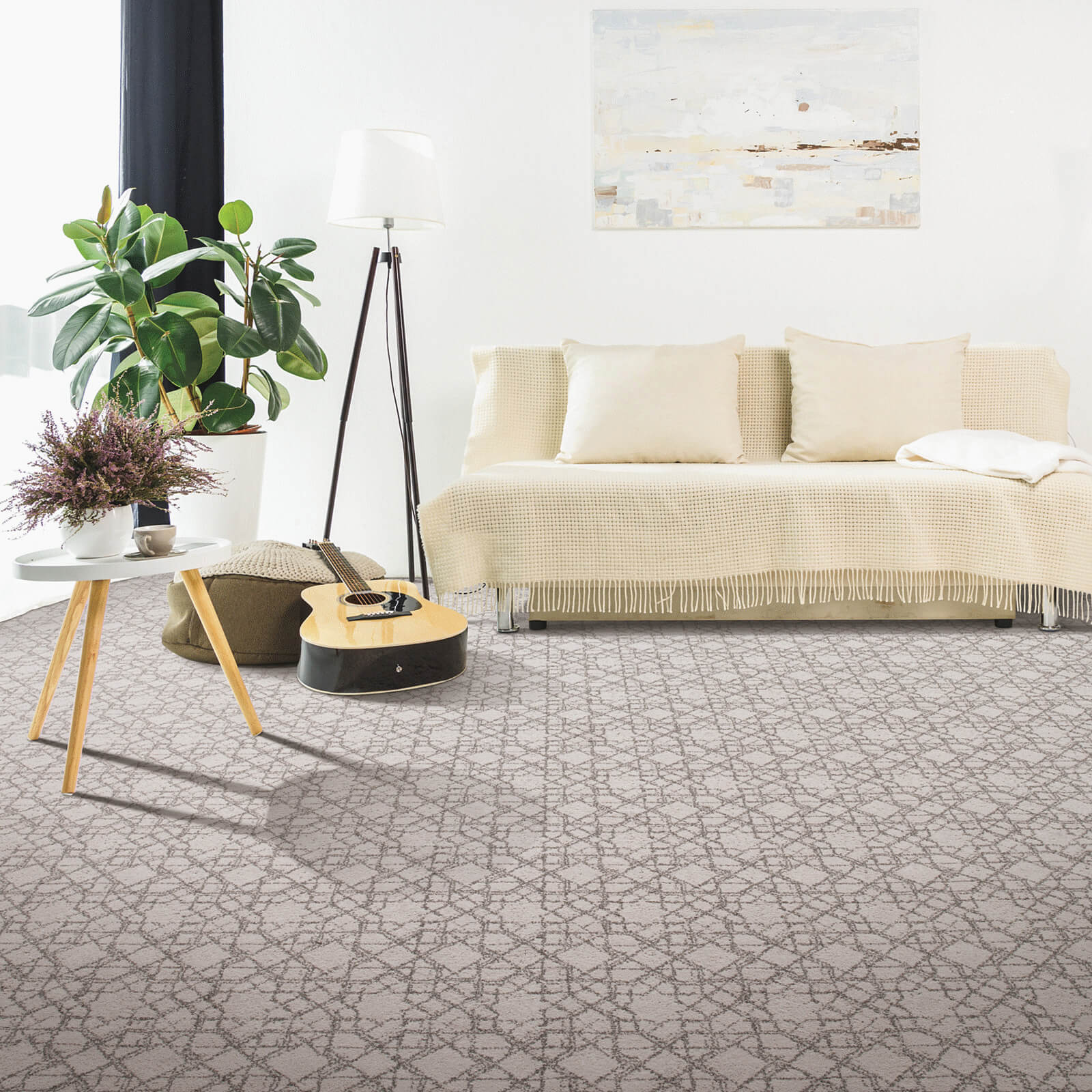 Carpet design for living room | Wellston Decorating Center, Inc.